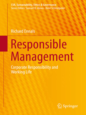 cover image of Responsible Management